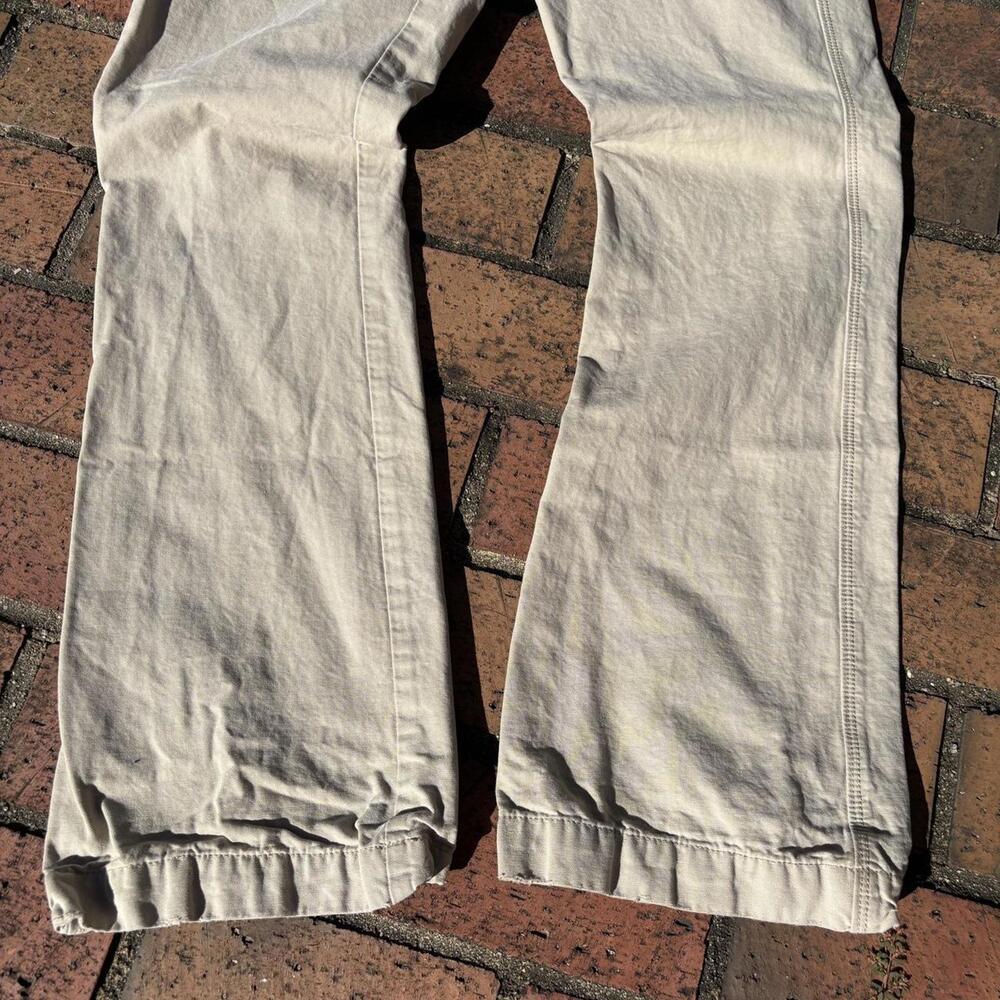 Y2K office‎ siren corporate Abercrombie and Fitch cargo khaki pants - Picture 2 of 6